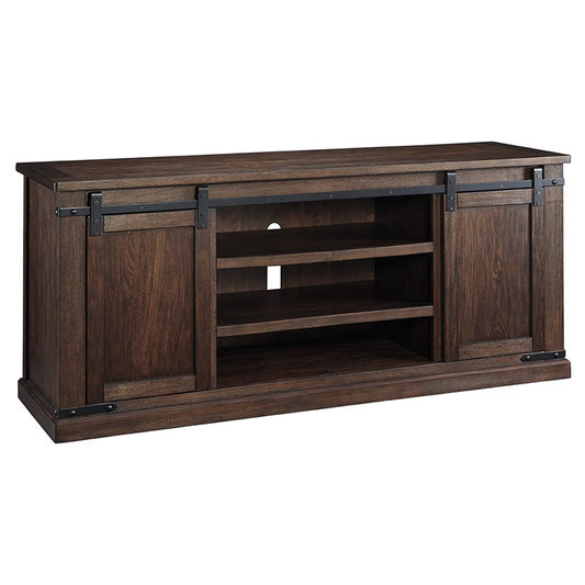 Budmore - Rustic Brown - Extra Large TV Stand