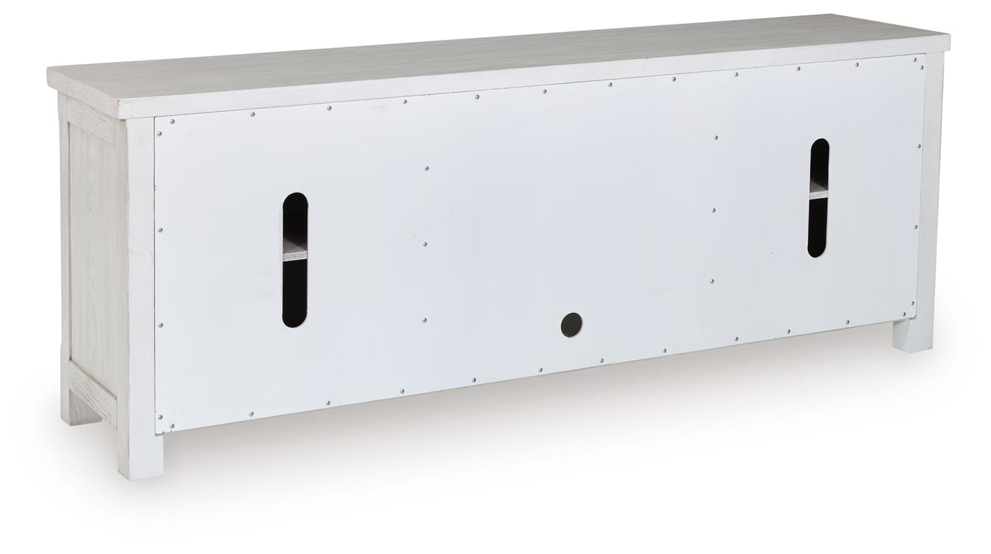 Robbinsdale - Antique White - Extra Large TV Stand