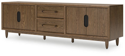 Roanhowe - Brown - Extra Large TV Stand 2