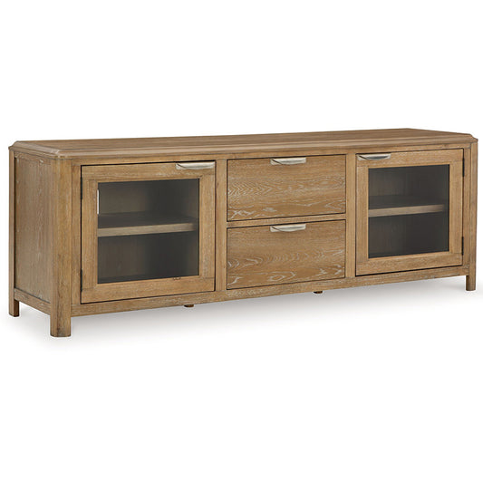 Rencott - Light Brown - Extra Large TV Stand