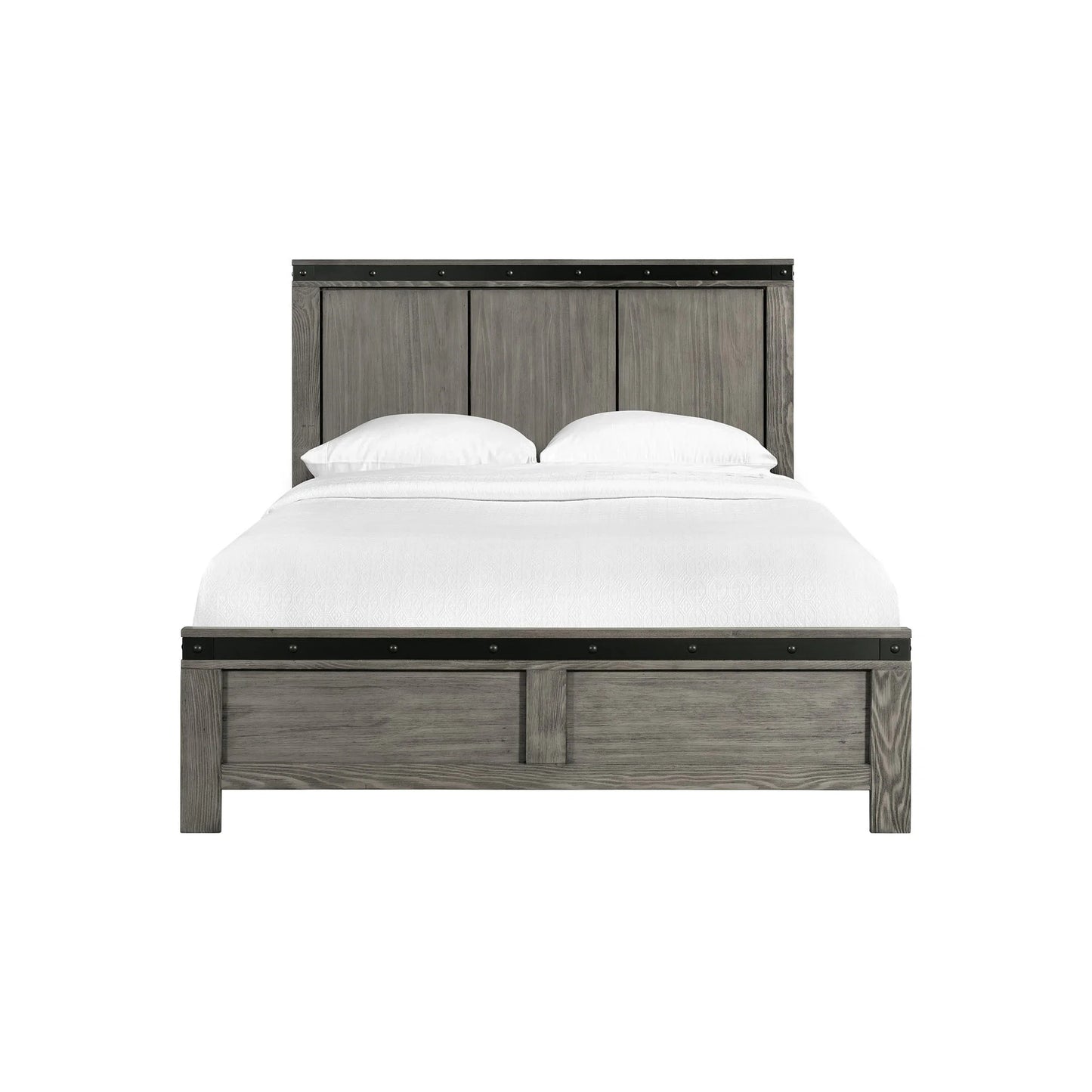 Wade - Queen Panel Bed - Black Finish