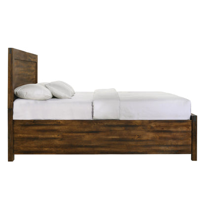 Warner - King Platform Storage Bed - Chestnut