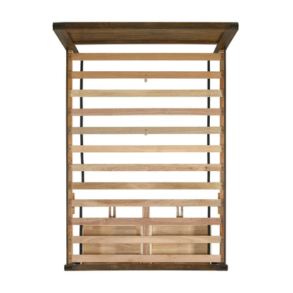 Warner - Queen Platform Storage Bed - Chestnut