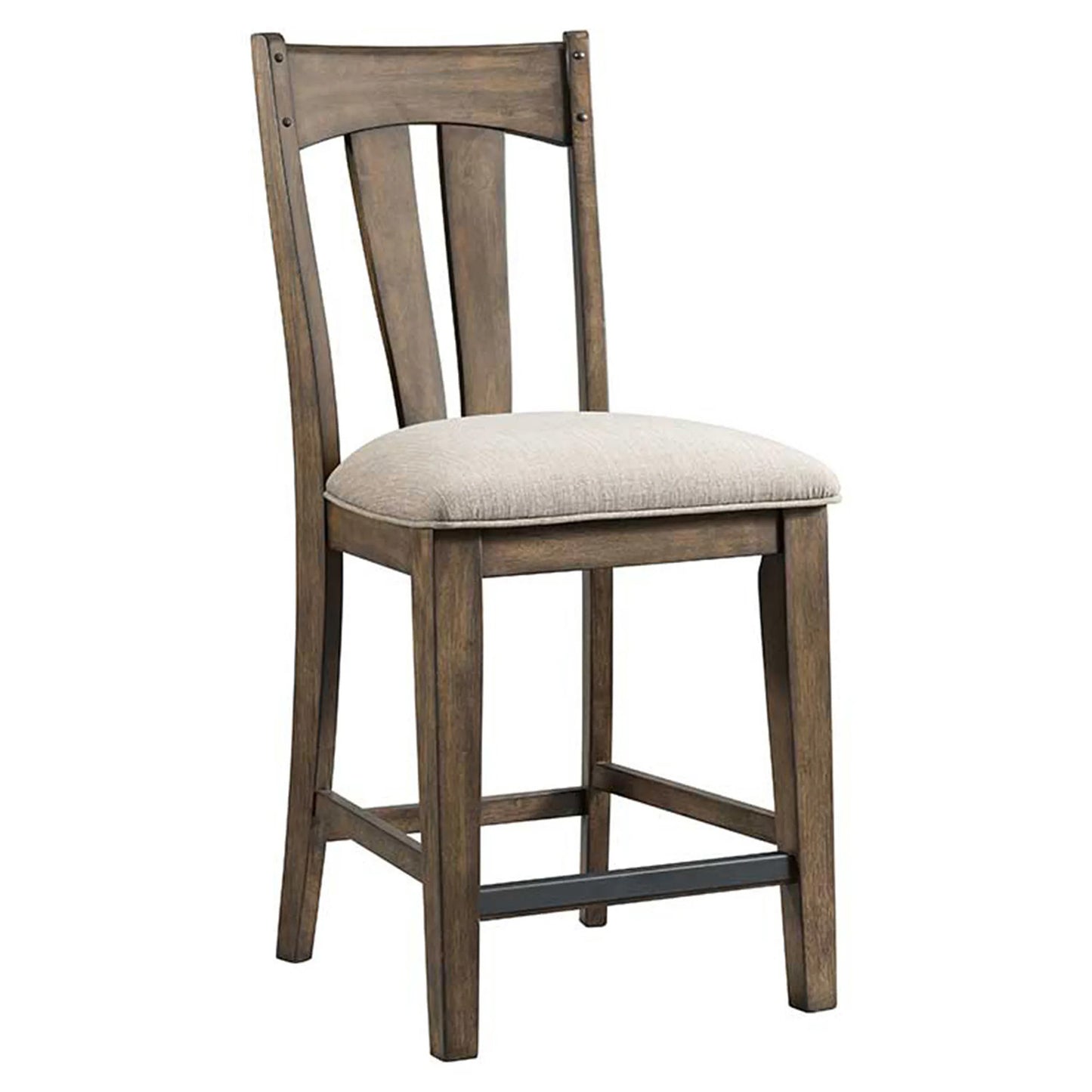 Whiskey River - Slat Stool - Dark Brown