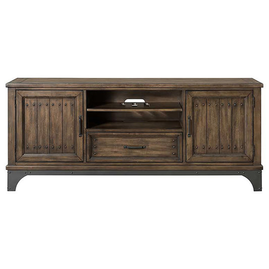 Whiskey River - 70" Console - Dark Brown