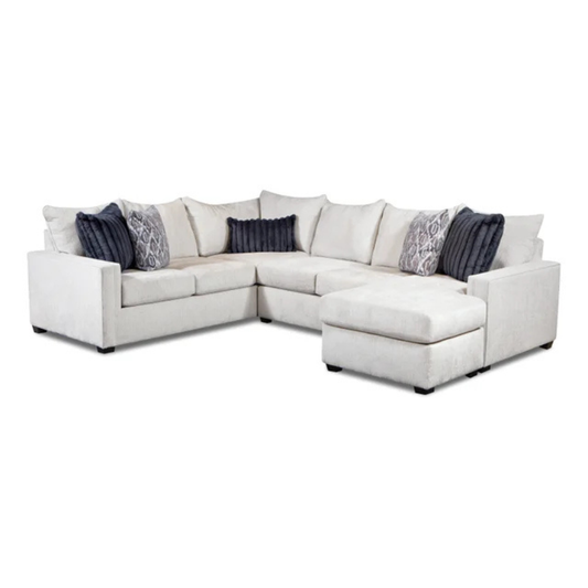 Willet - Stone - 2 PC Sectional with RSF Chaise