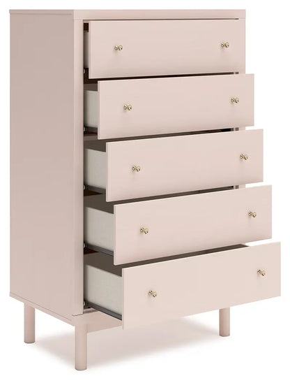 Wistenpine - Blush - Five Drawer Chest 3