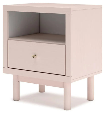 Wistenpine - Blush - One Drawer Night Stand 2