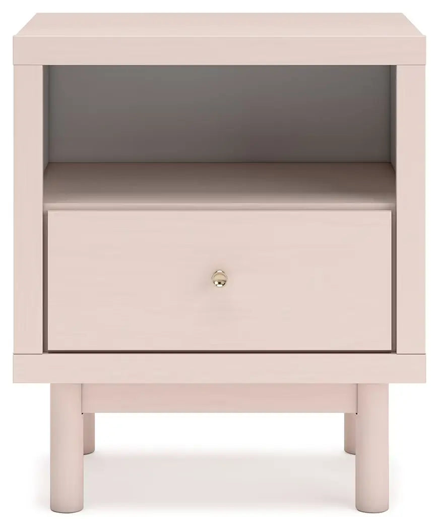 Wistenpine - Blush - One Drawer Night Stand 4