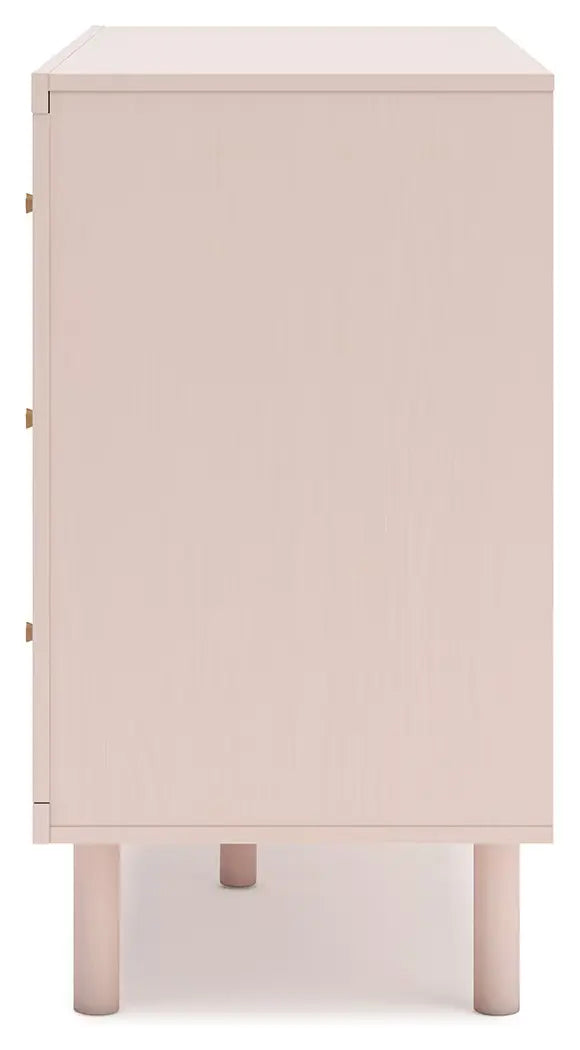 Wistenpine - Blush - Six Drawer Dresser 6