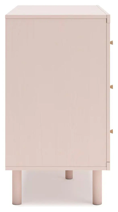 Wistenpine - Blush - Six Drawer Dresser 7