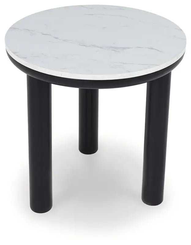 Xandrum - Black / White - Occasional Table Set (Set of 3) 3