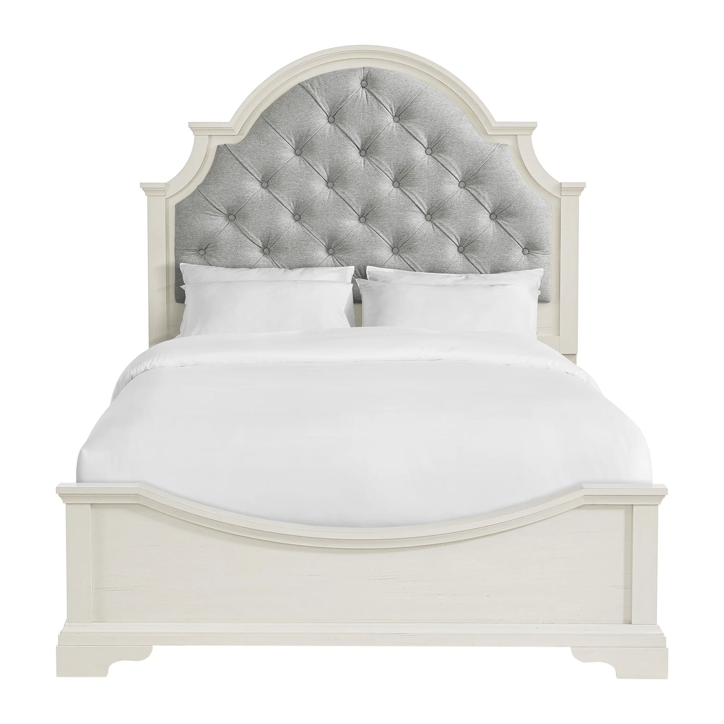 Eastwood - Youth Full Upholstered Bed - White