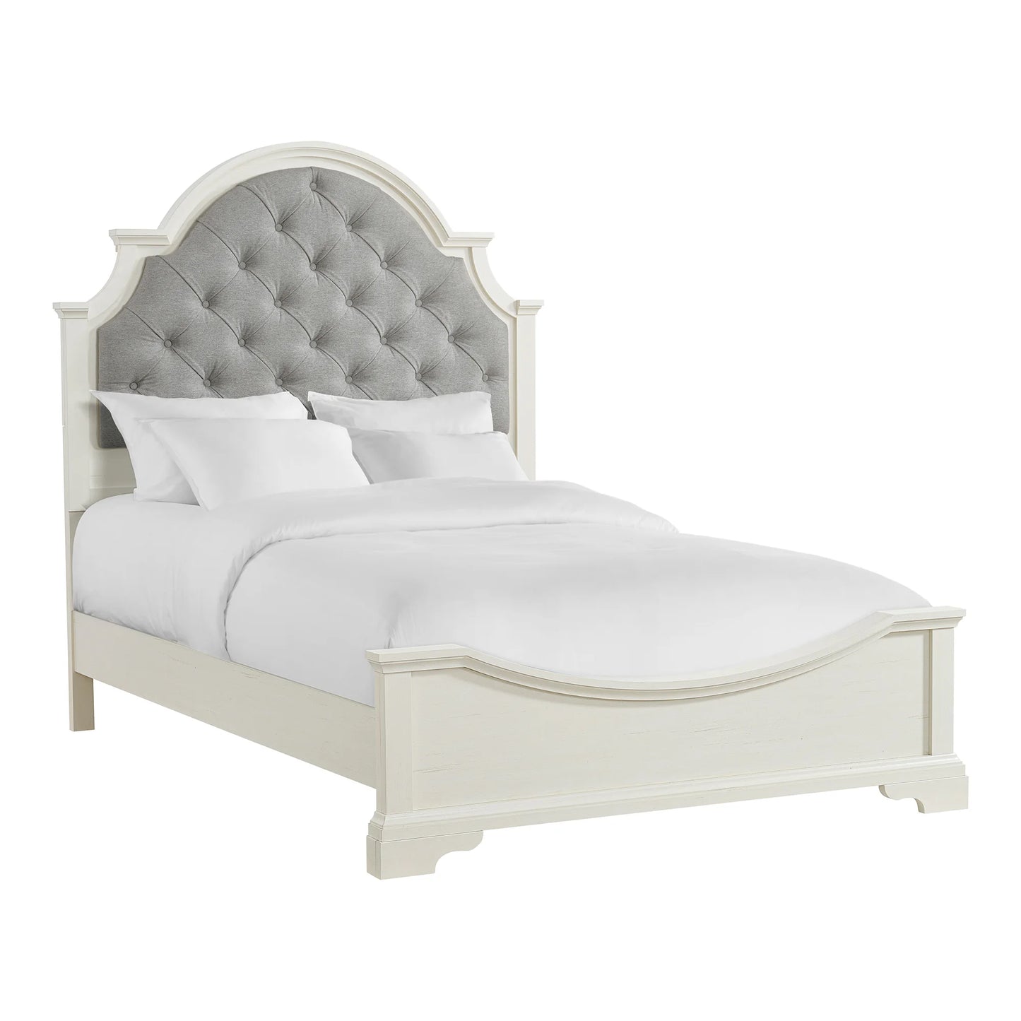 Eastwood - Youth Full Upholstered Bed - White