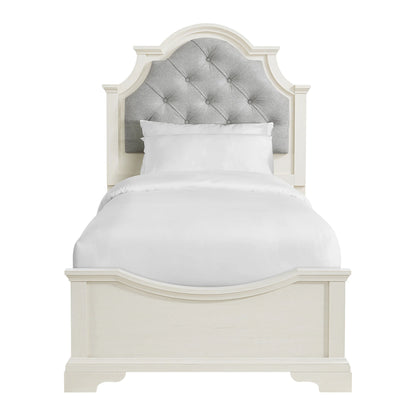 Eastwood - Youth Twin Upholstered Bed - White