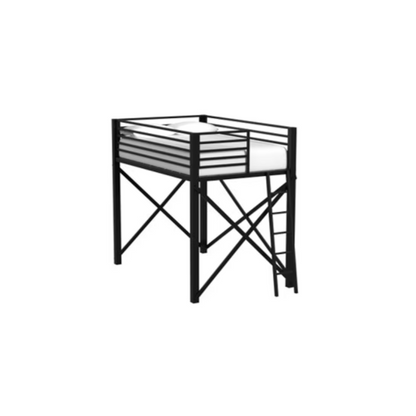 Talia - Full Loft Bunk And Ladder - Black