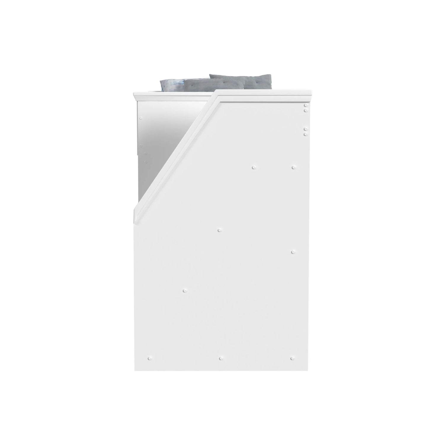 Hampton Kids - Twin Over Twin Bunk With Staircase And Trundle - White