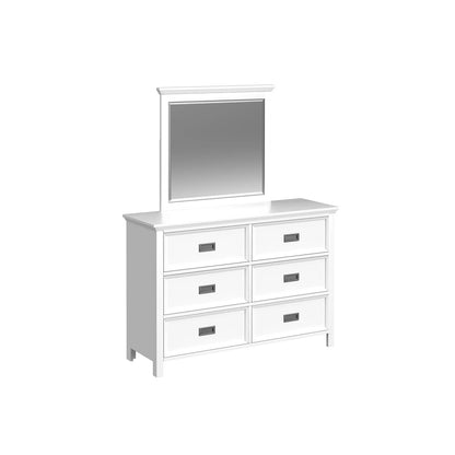 Hampton Kids - Dresser And Mirror Set - White