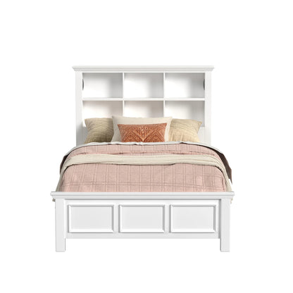 Hampton Kids - Full Bookcase Bed - White