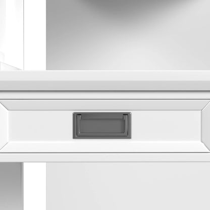 Hampton Kids - Twin Loft With Staircase And Desk With Speaker - White