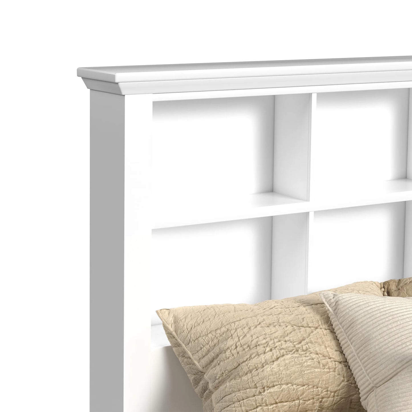 Hampton Kids - Twin Bookcase Bed - White