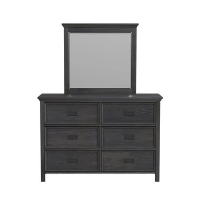 Hampton Kids - Dresser And Mirror Set - Charcoal
