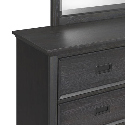 Hampton Kids - Dresser And Mirror Set - Charcoal