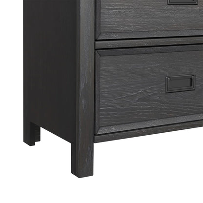 Hampton Kids - Dresser And Mirror Set - Charcoal