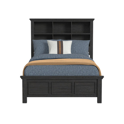 Hampton Kids - Full Bookcase Bed - Charcoal