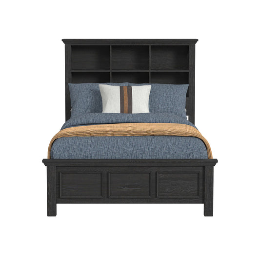 Hampton Kids - Full Bookcase Bed - Charcoal