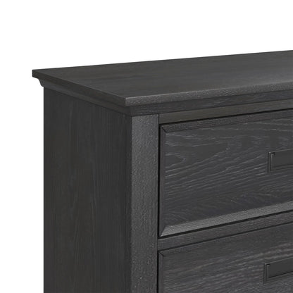 Hampton Kids - 2-Drawer Nightstand With USB - Charcoal