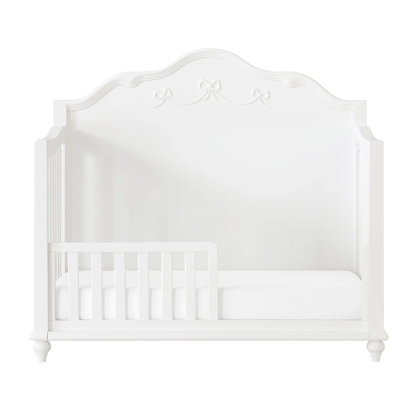 Alana - Crib With Guardrails - White