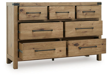 Ridgester - Dresser - Light Brown