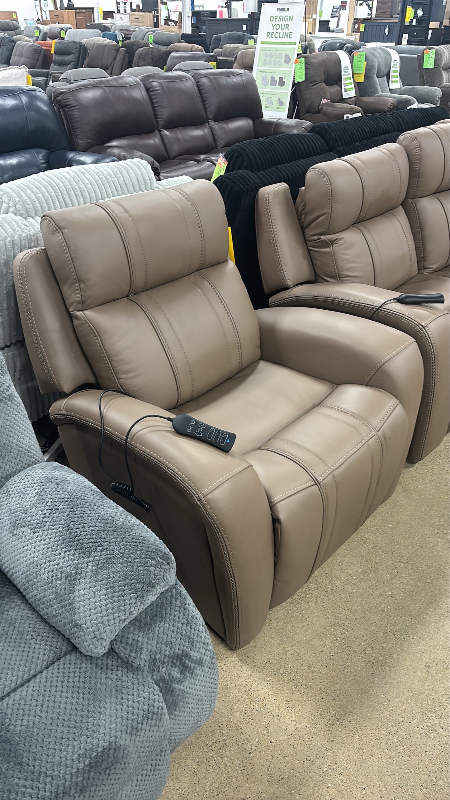 Leather P3 Recliner W/ Zoned Full Body Massage