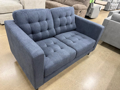 Sofa and Loveseat - Midnight Blue