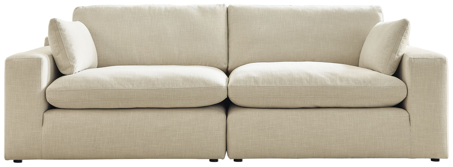 Elyza - Linen - Loveseat 2 Pc Sectional