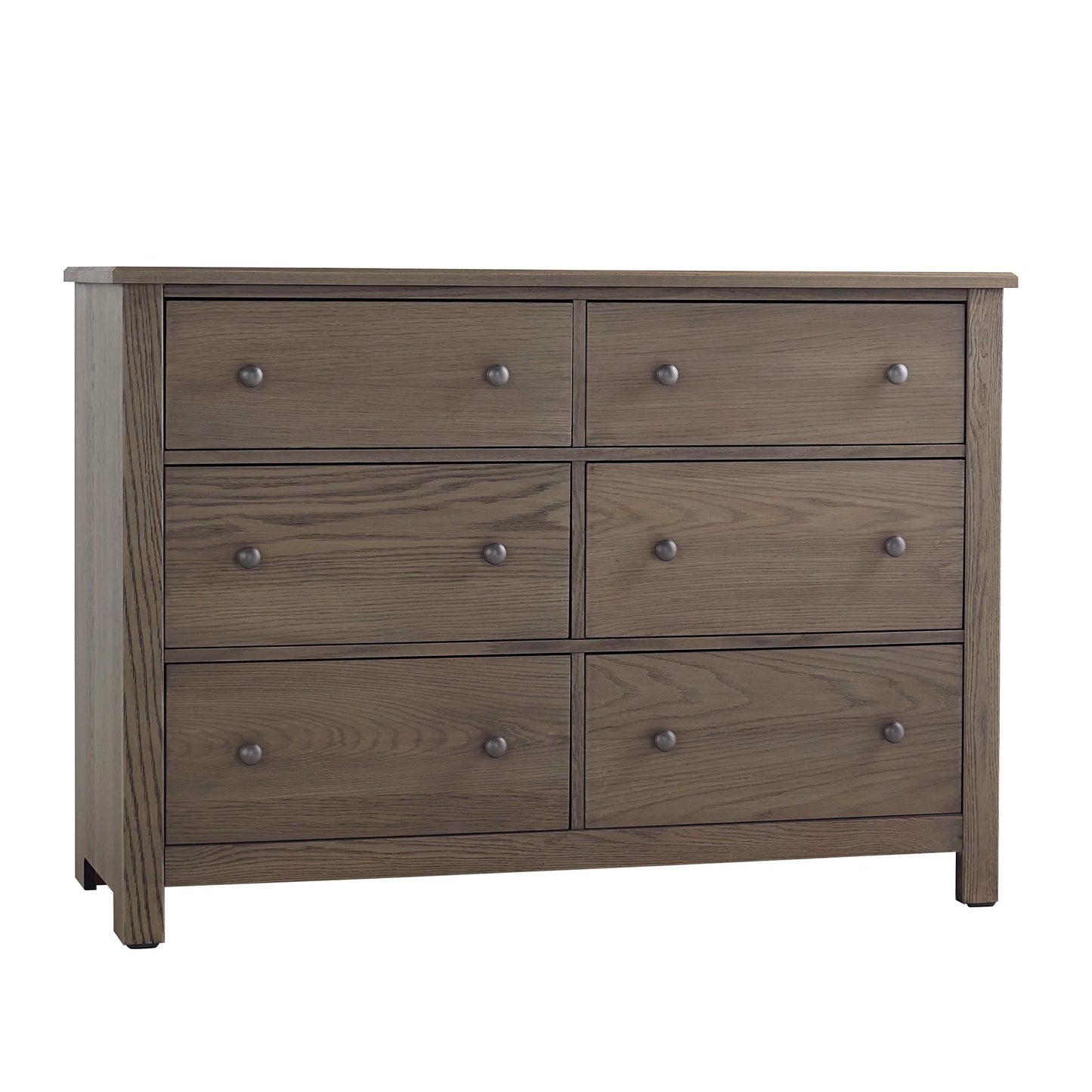 Fundamentals - 6 Drawer Dresser - Grey