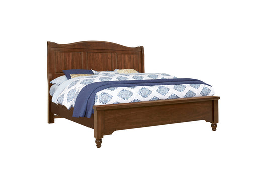 Heritage - California King Sleigh Bed - Amish Cherry