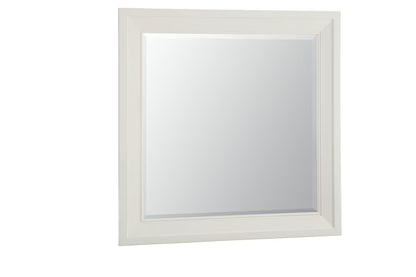 Maple Road - Landscape Mirror With Beveled Glass - Soft White