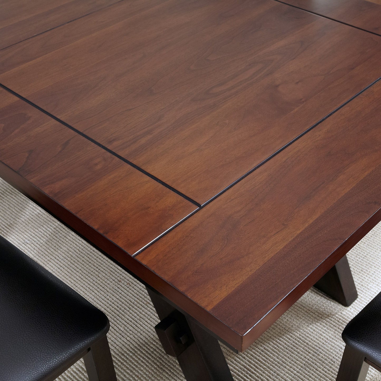 Lawson - 5 Piece Rectangular Table Set - Dark Brown