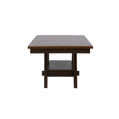 Lawson - 5 Piece Rectangular Table Set - Dark Brown