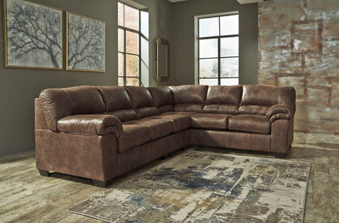 Bladen - Coffee - Right Arm Facing Sofa 3 Pc Sectional