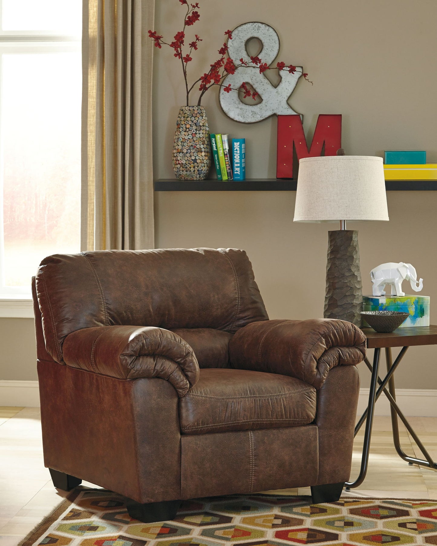 Bladen - Coffee - 2 Pc. - Chair, Ottoman