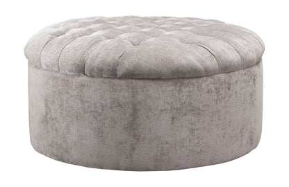 Carnaby - Linen - Oversized Accent Ottoman