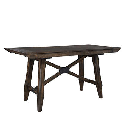 Double Bridge - Gathering Table Set - Dark Brown