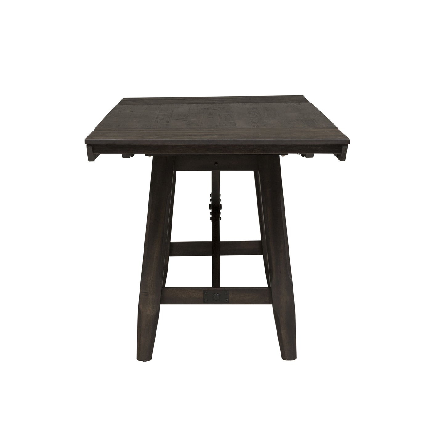 Double Bridge - Trestle Table Set - Dark Brown