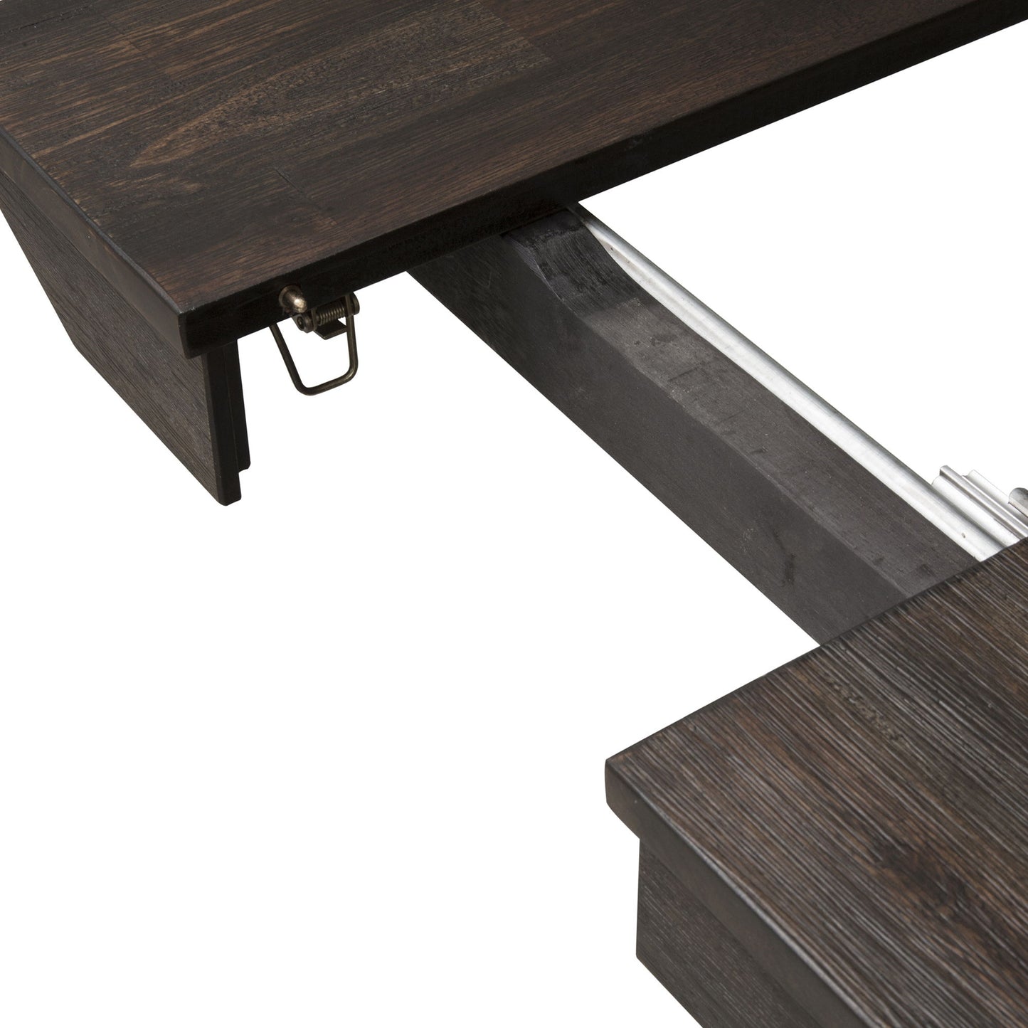 Double Bridge - Trestle Table Set - Dark Brown