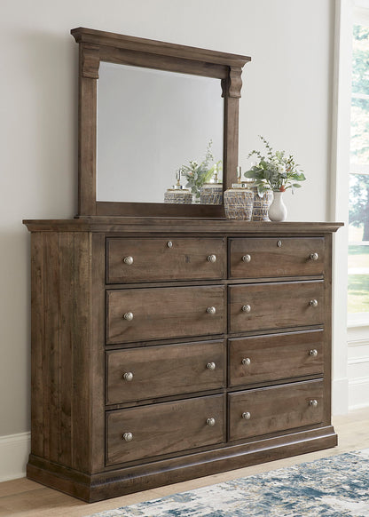 Carlisle - 8-Drawers Dresser - Dark Sable