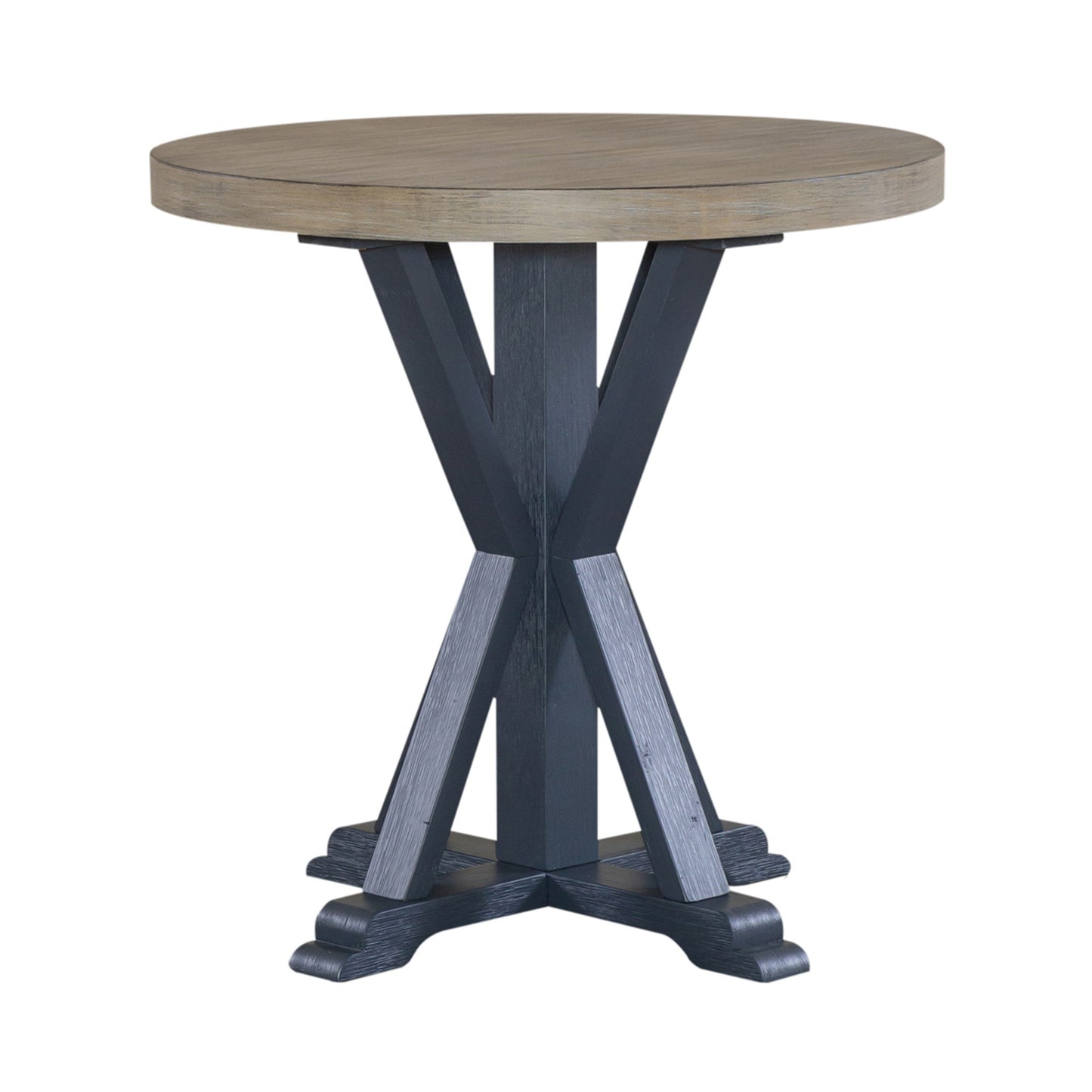 Summerville - Round End Table - Navy