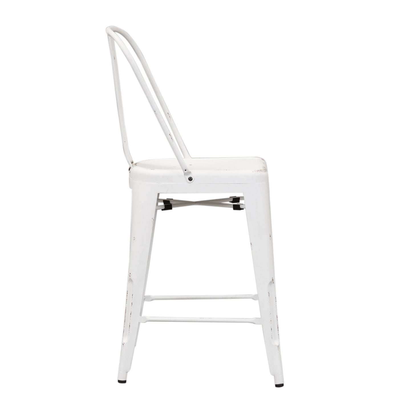 Vintage Series - Bow Back Counter Chair - Antique White